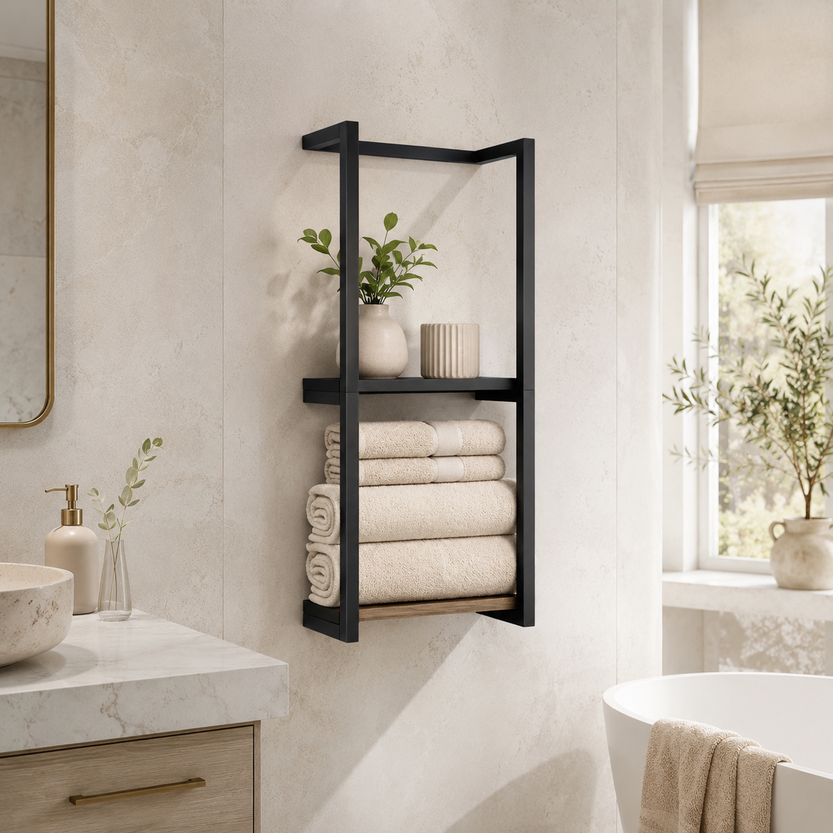 2-Tier Towel Ladder