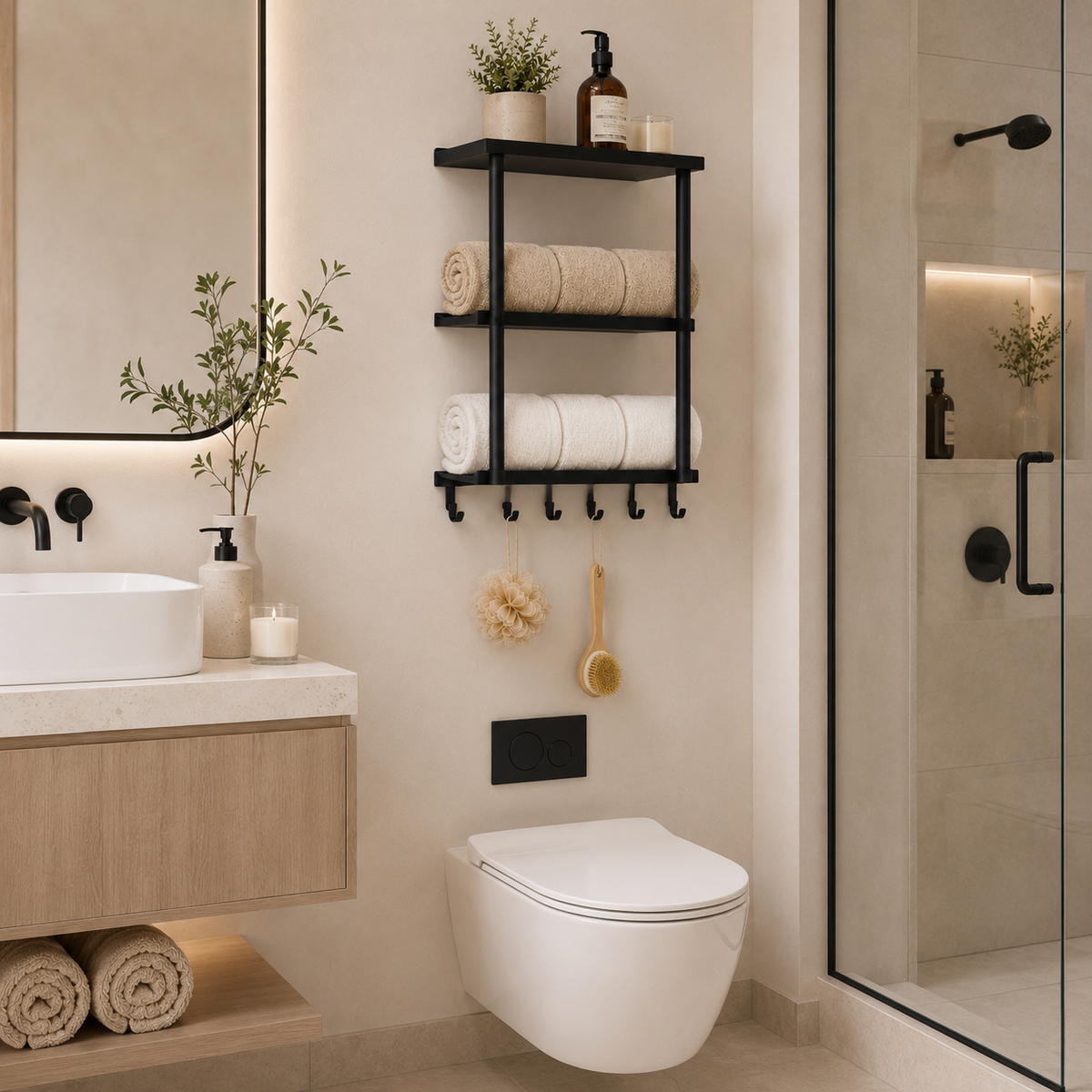 3-Tier Towel Ladder