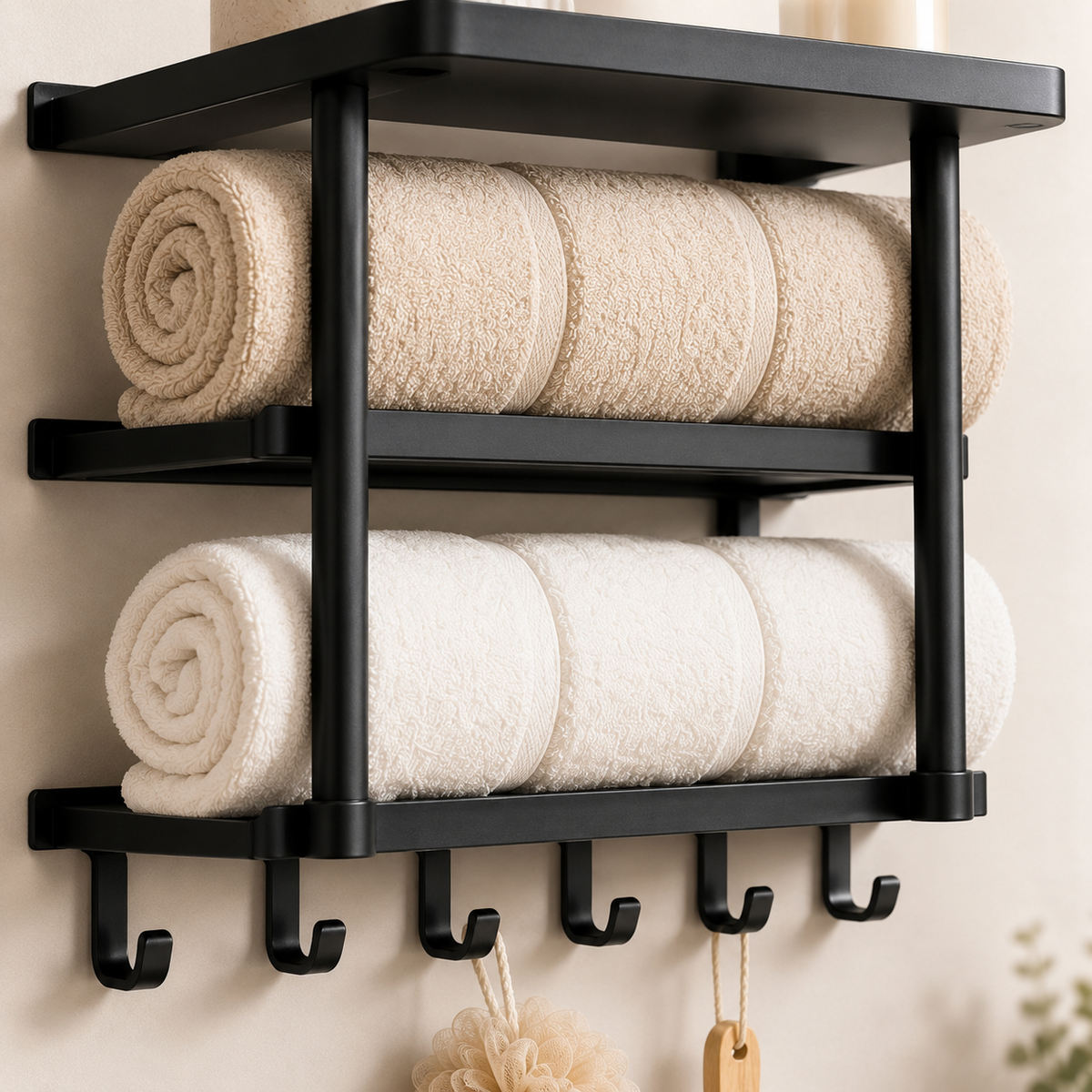 3-Tier Towel Ladder