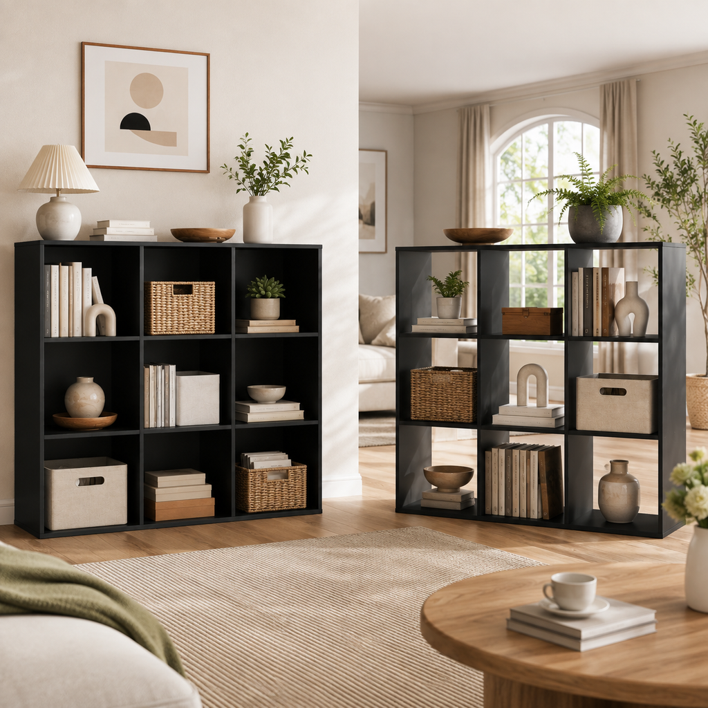 9-Cube Storage Organizer Bookshelf