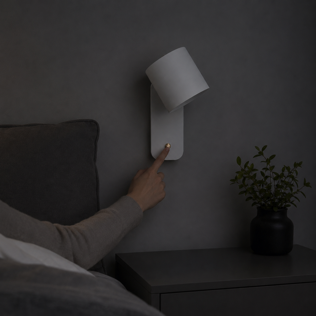Macaron Rotatable Bedside Wall Sconce