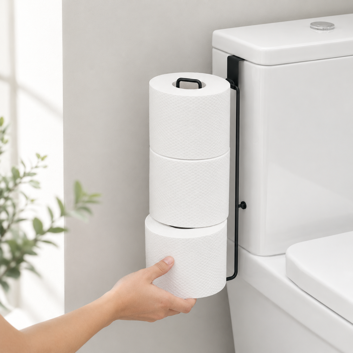 Over-Tank Toilet Paper Roll Holder