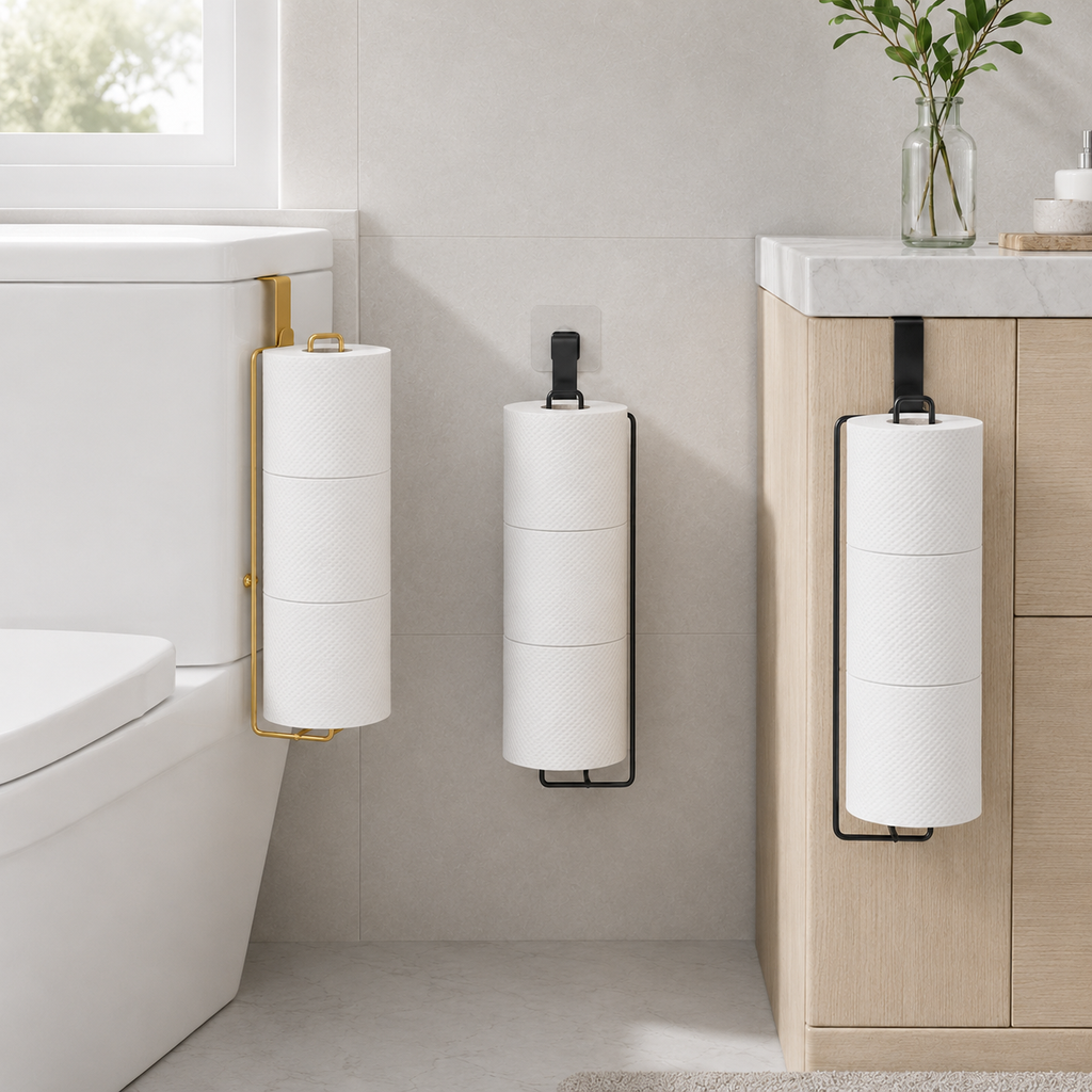 Over-Tank Toilet Paper Roll Holder