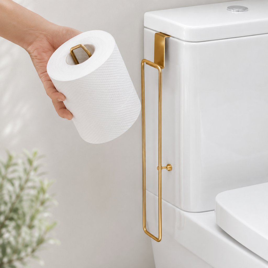 Over-Tank Toilet Paper Roll Holder