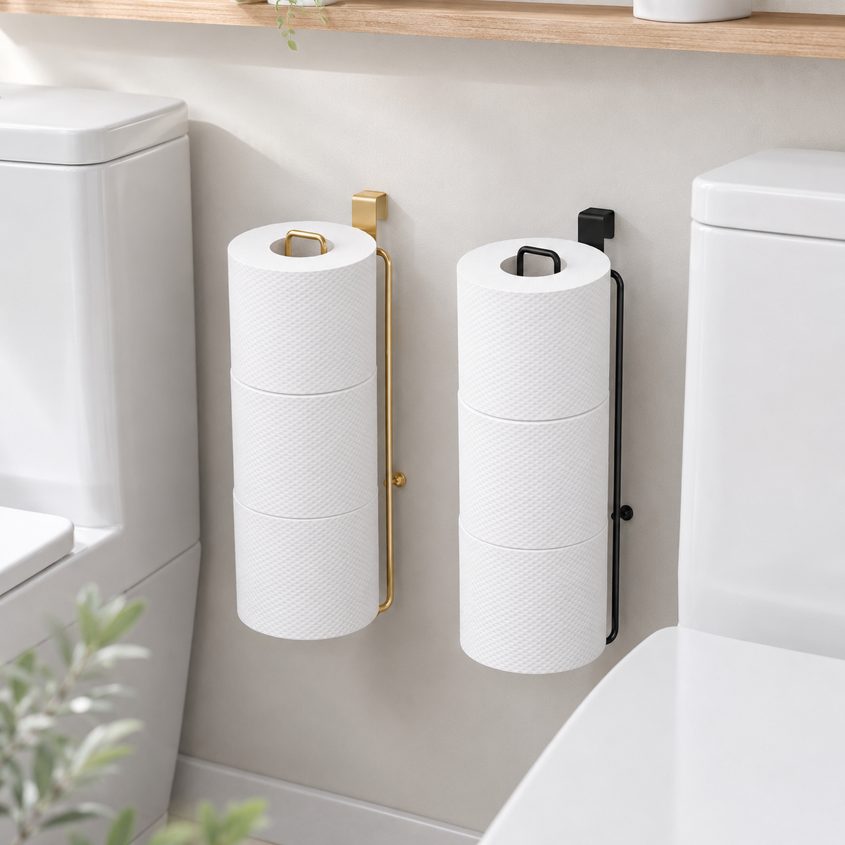 Over-Tank Toilet Paper Roll Holder