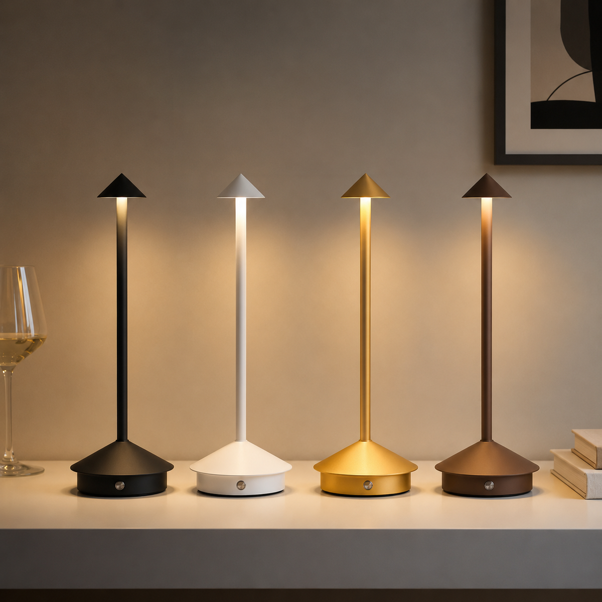Cordless Rechargeable Touch Table Lamp