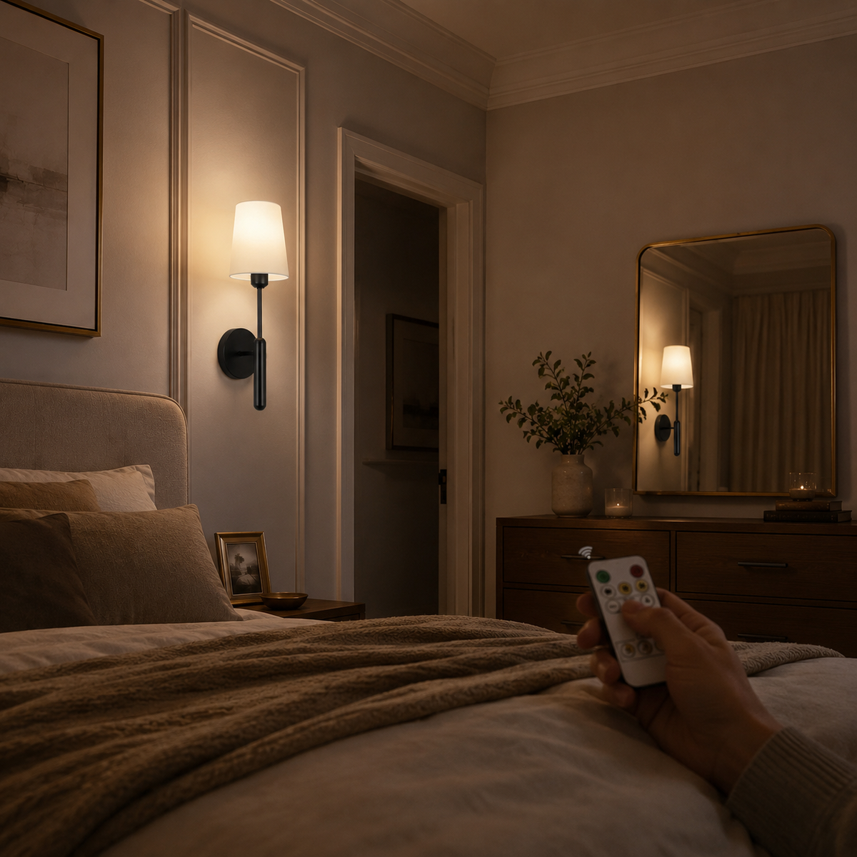 Cordless Rechargeable Wall Sconce