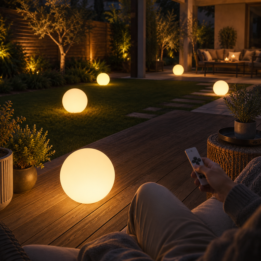 Rechargeable Outdoor Glow Ball Light