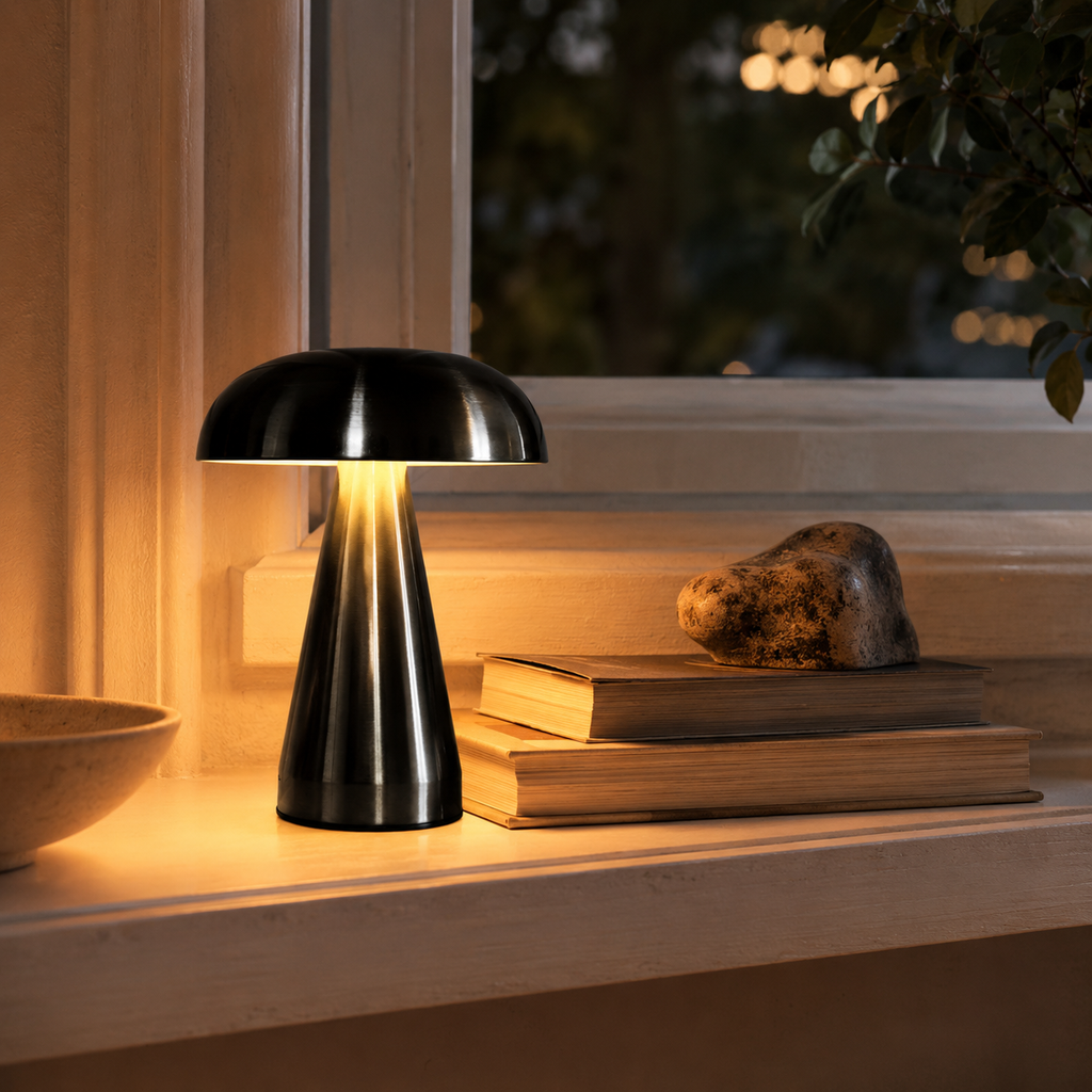 Rechargeable Mushroom Touch Lamp