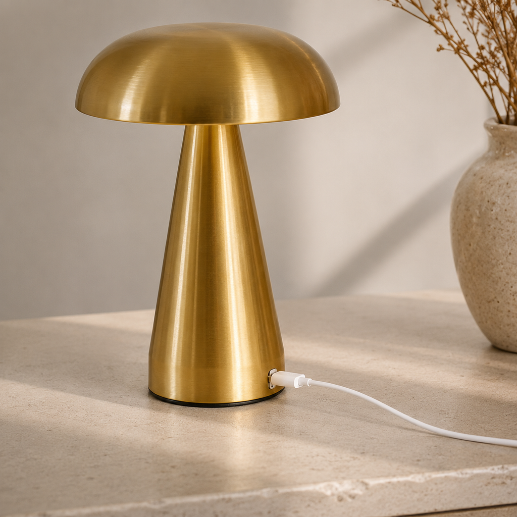 Rechargeable Mushroom Touch Lamp