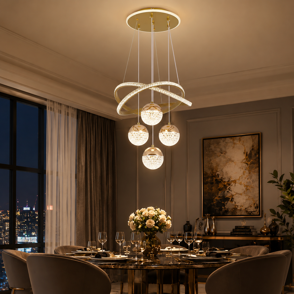 Globe Cluster LED Pendant Light