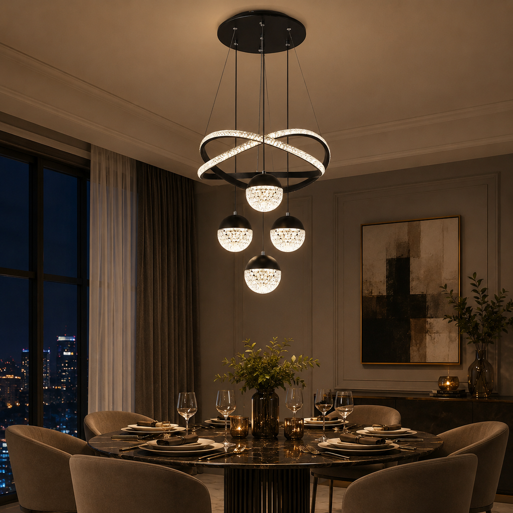 Globe Cluster LED Pendant Light