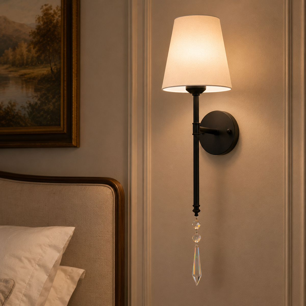 Cordless Color-Changing Wall Sconce with Remote
