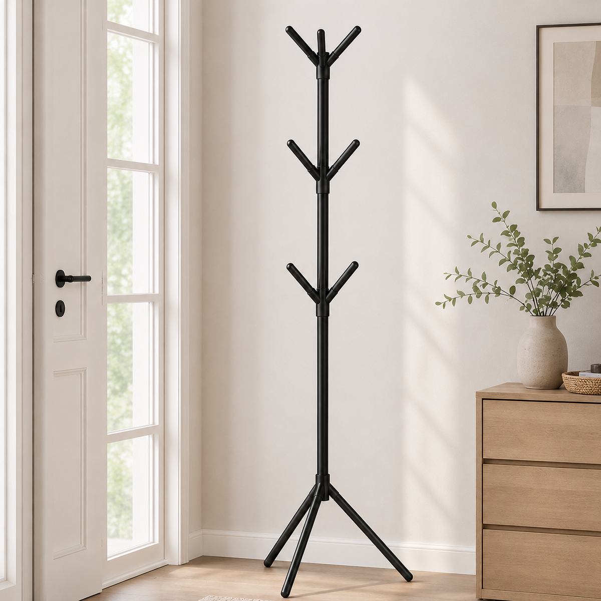 Tree-Branch Freestanding Coat Rack