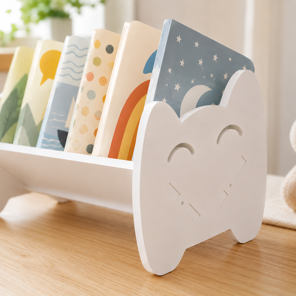 Animal-Face Desktop Book Rack