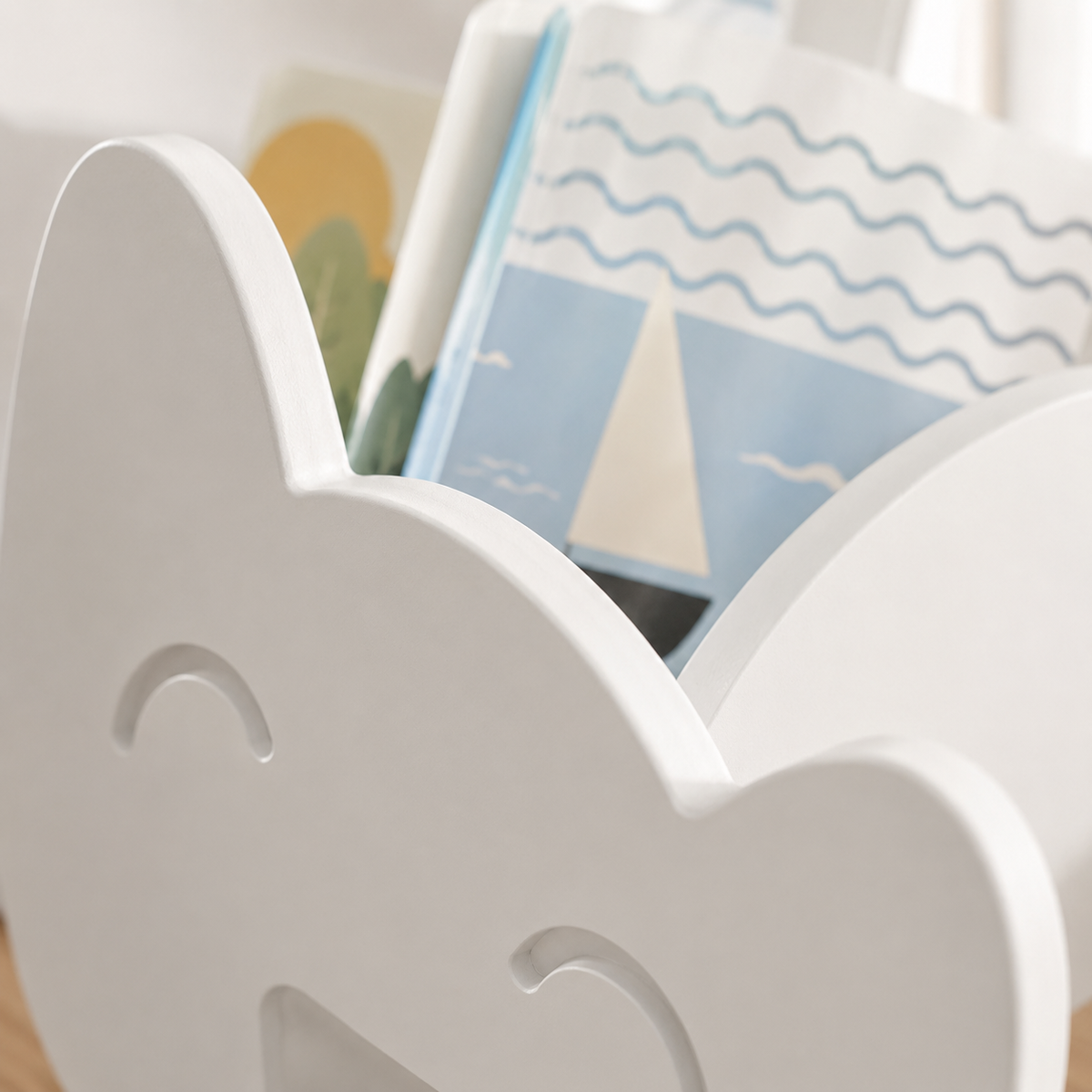 Animal-Face Desktop Book Rack