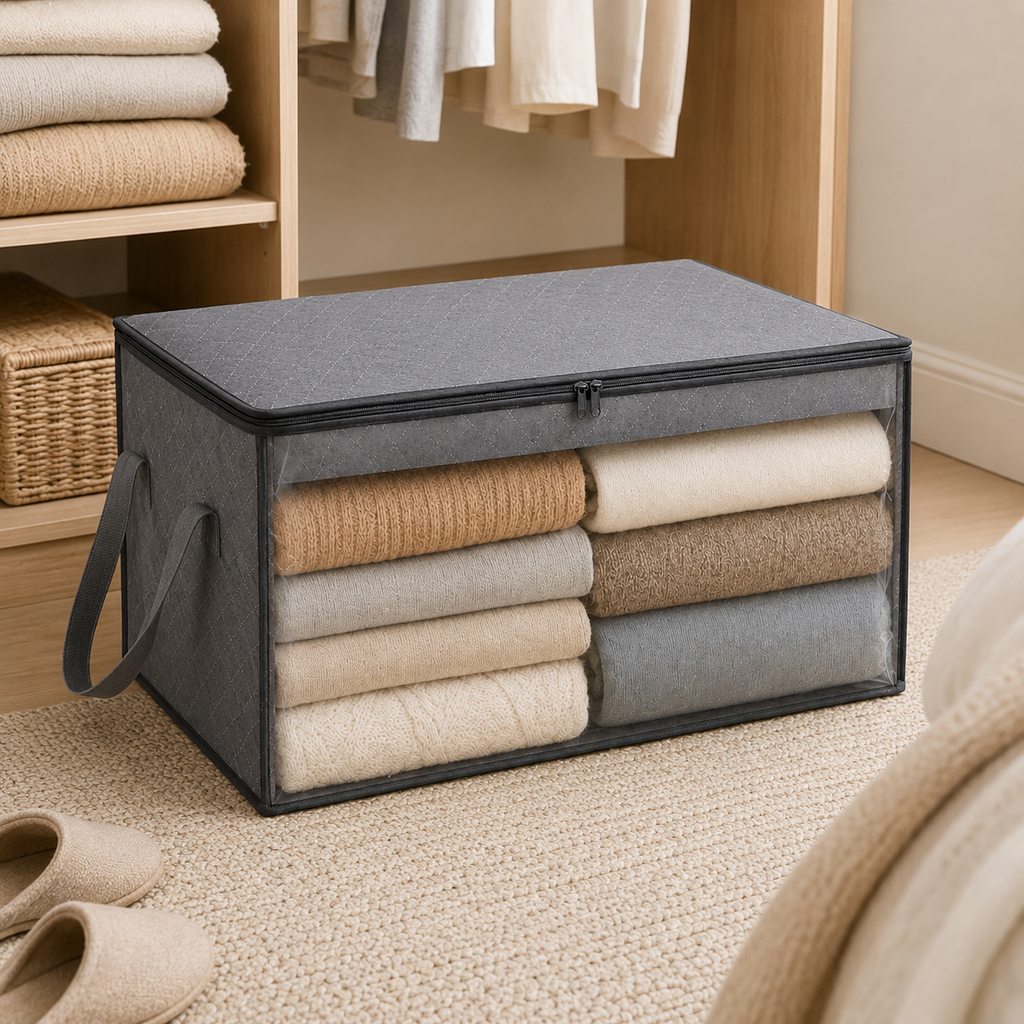 Foldable Clothes & Quilt Storage Bag