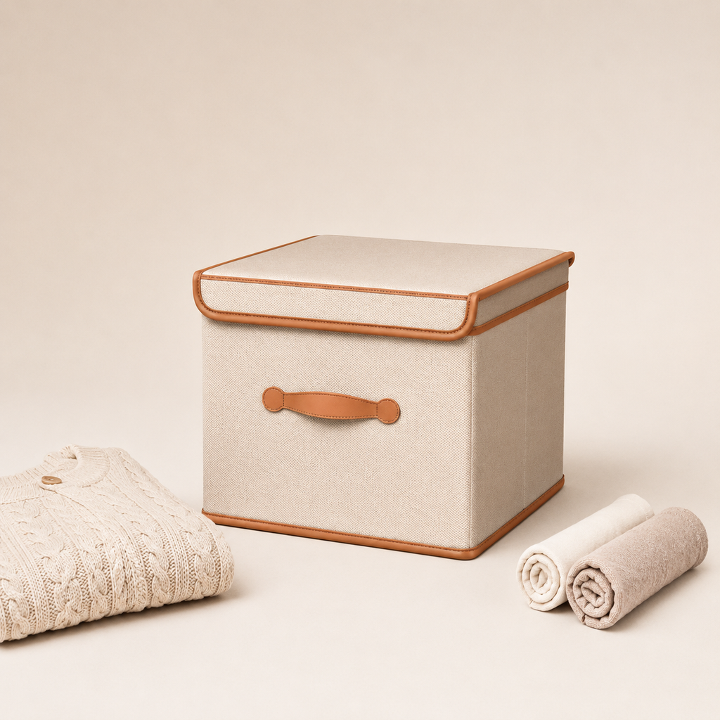 Lidded Wardrobe Storage Box