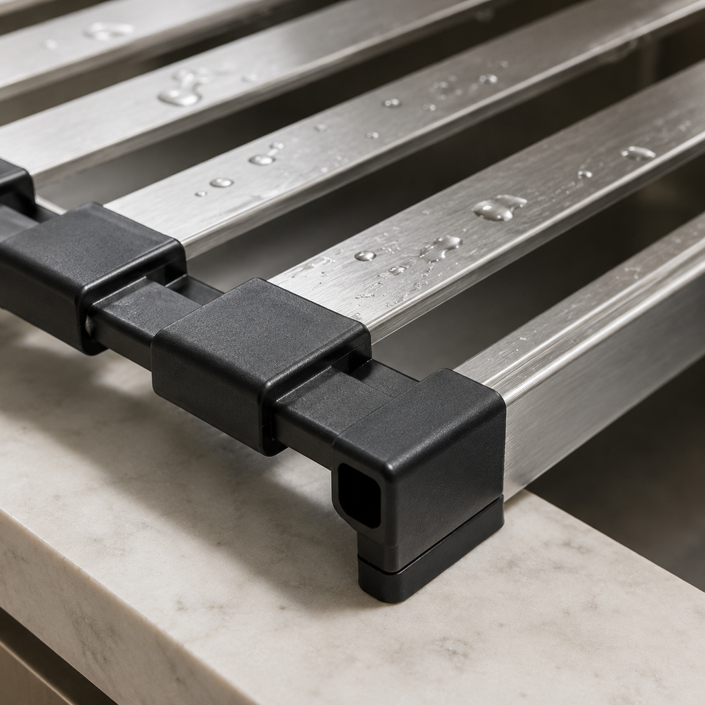 Telescopic Over-Sink Dish Rack