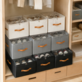 Collapsible Fabric Shoe Box