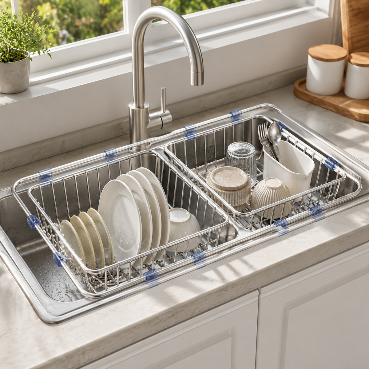 Telescopic Sink Drying Rack