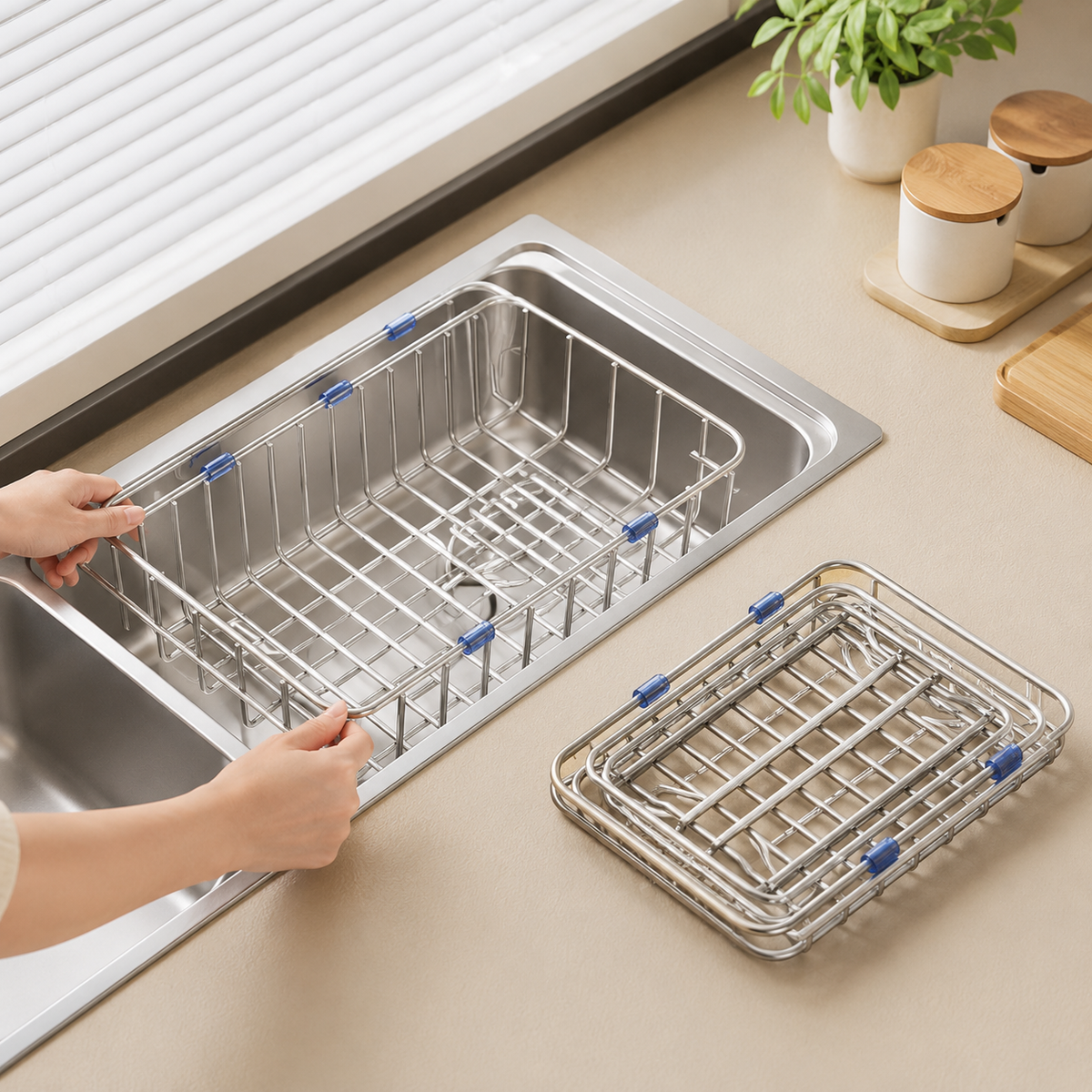 Telescopic Sink Drying Rack