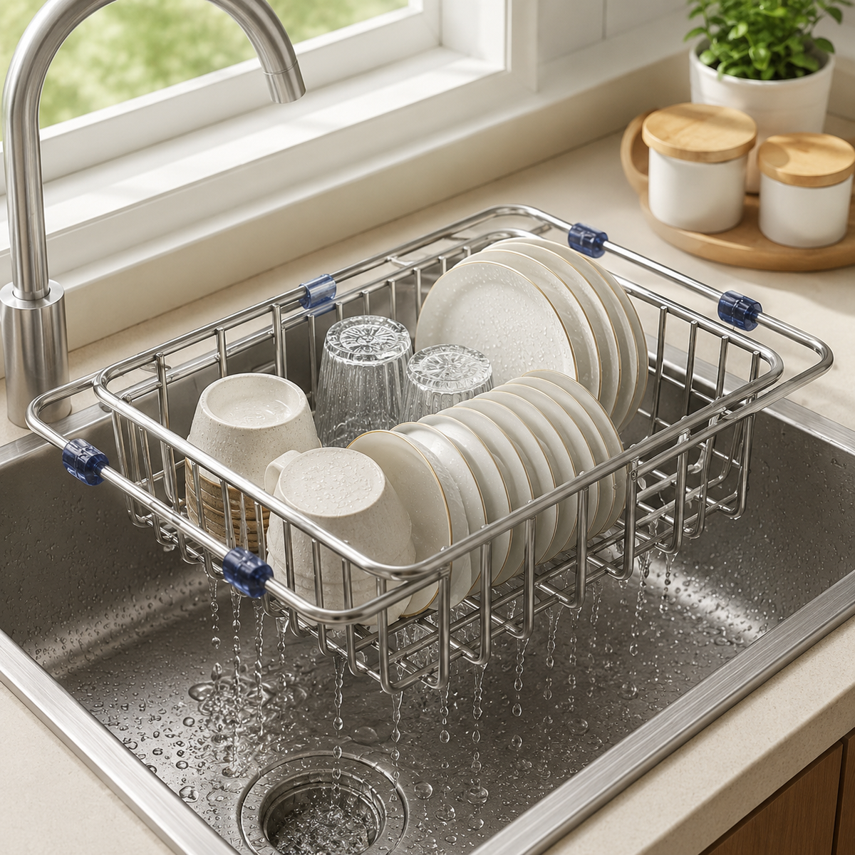 Telescopic Sink Drying Rack