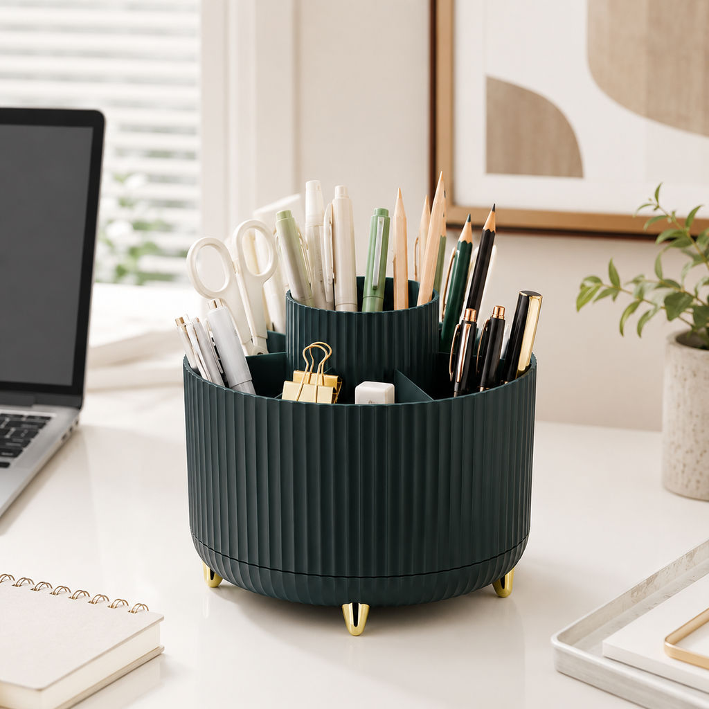 Rotating Makeup Brush Holder