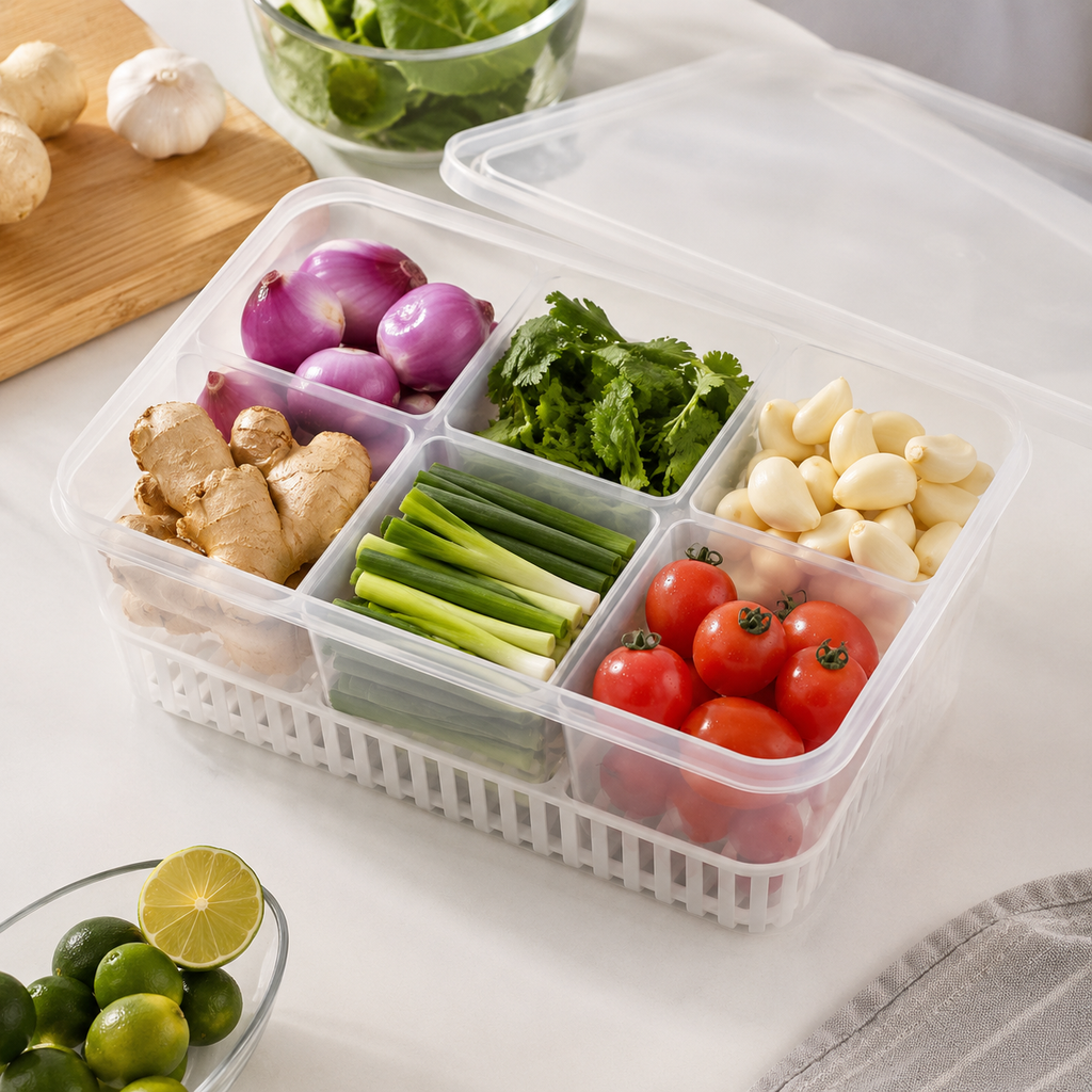 Fridge Crisper Storage Box