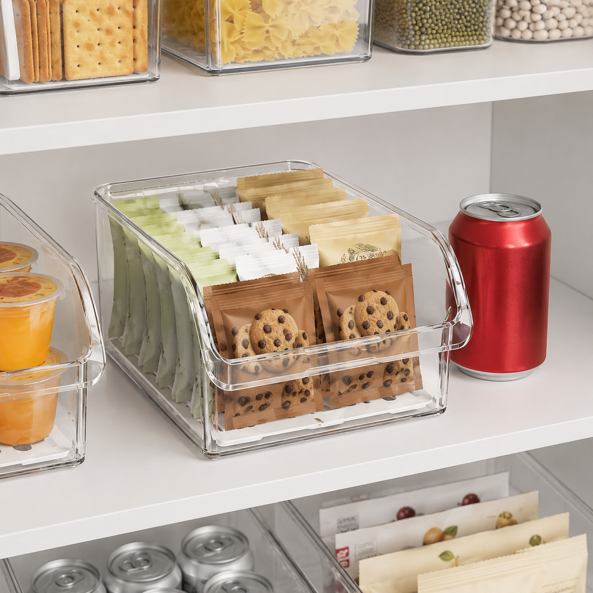 Clear Fridge Organizer Bins