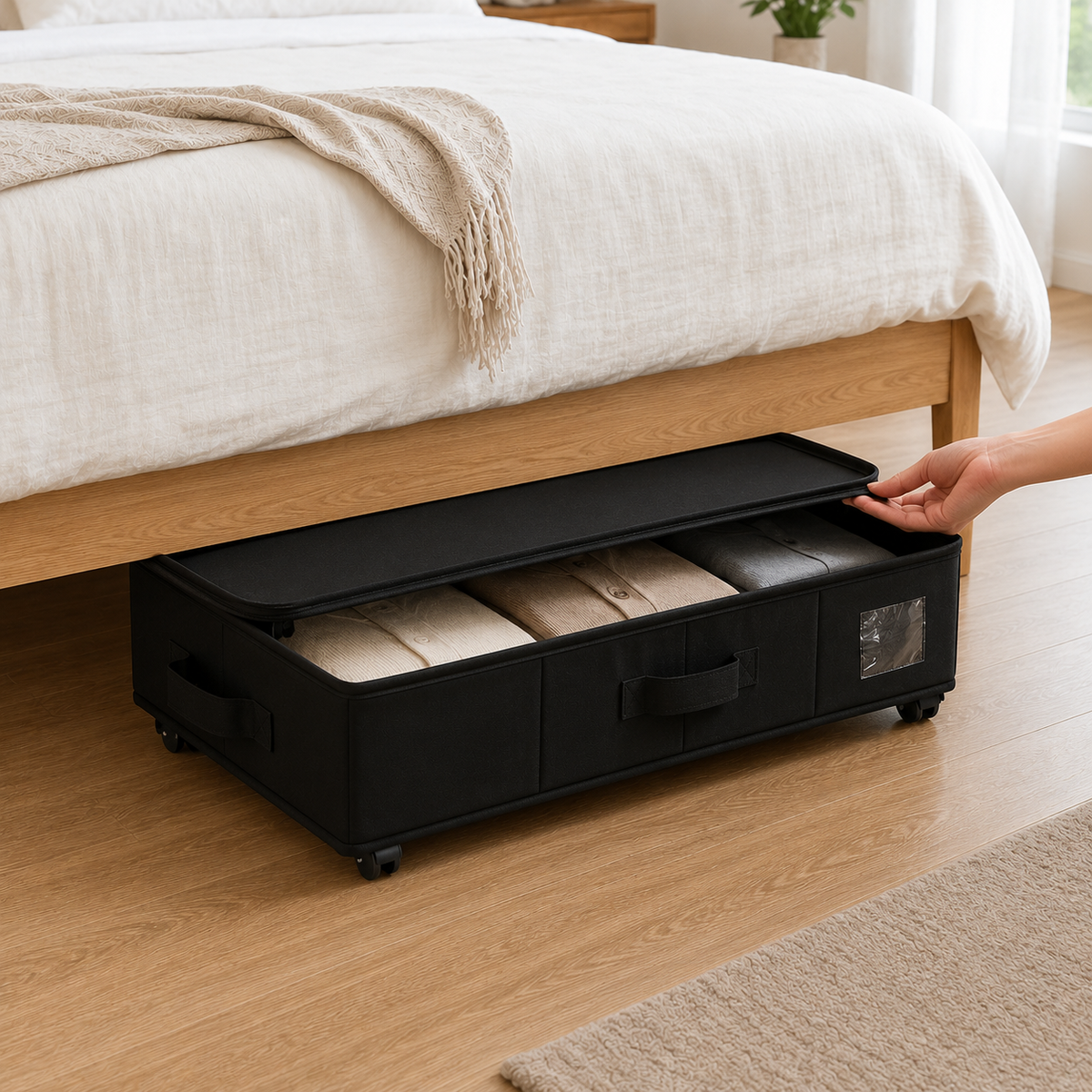 Foldable Under-Bed Storage Bin (50L)