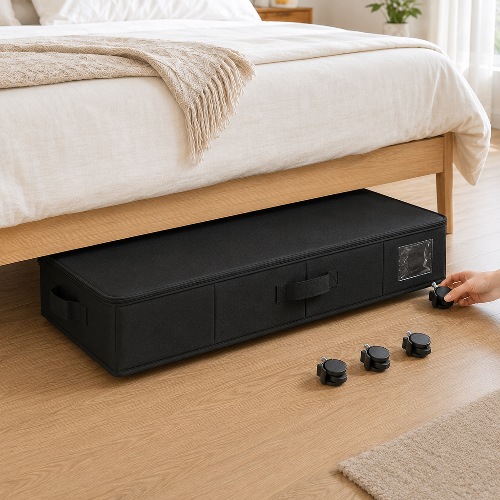 Foldable Under-Bed Storage Bin (50L)