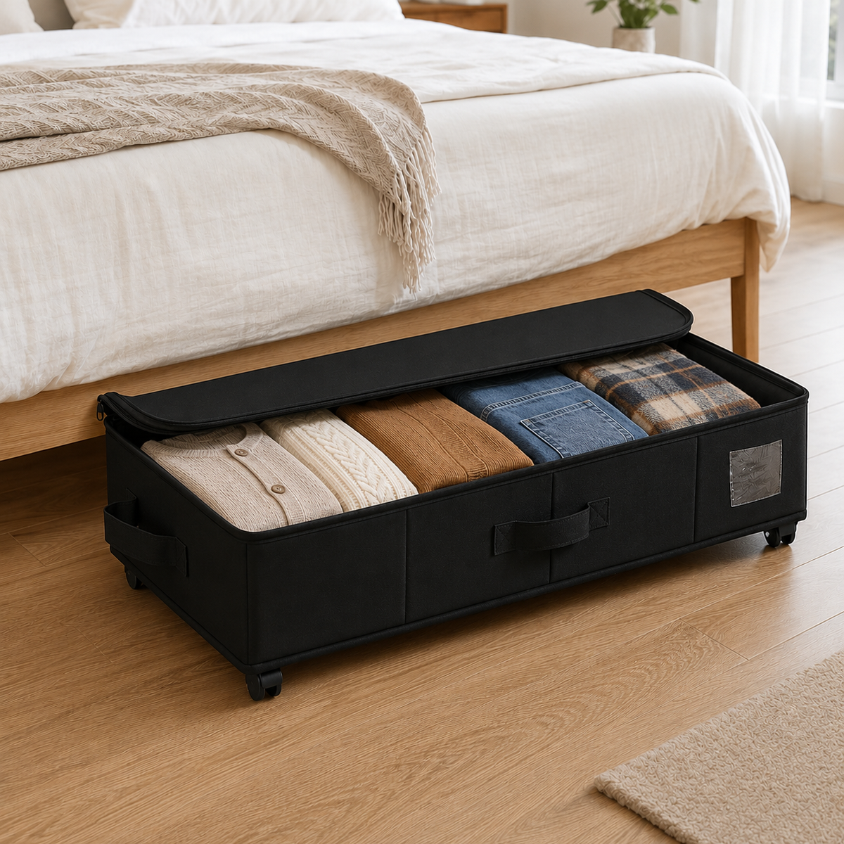 Foldable Under-Bed Storage Bin (50L)