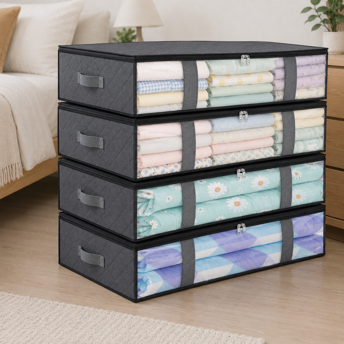 Under-Bed Storage Bags (Set of 4)