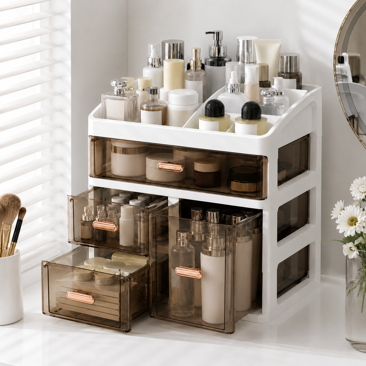 Multi-Drawer Vanity Organizer