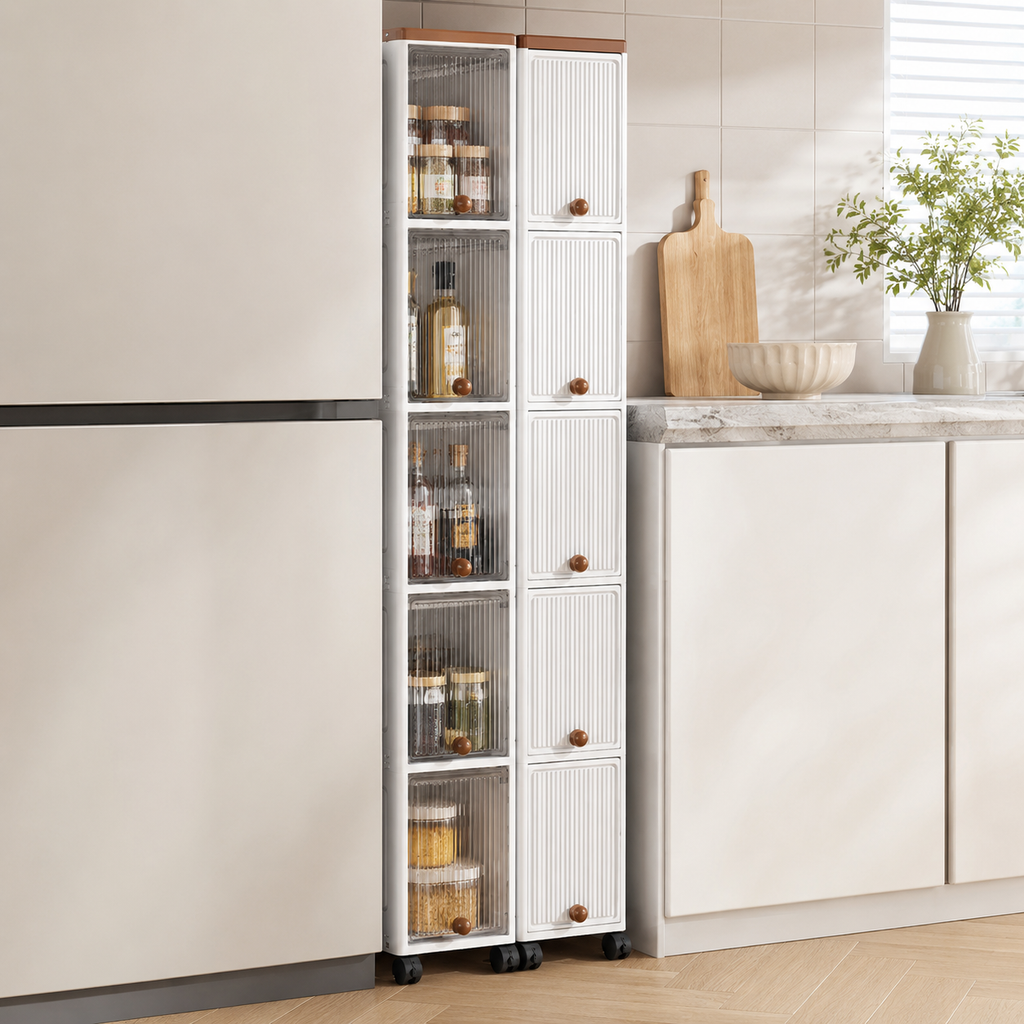 Slim Rolling Storage Cart