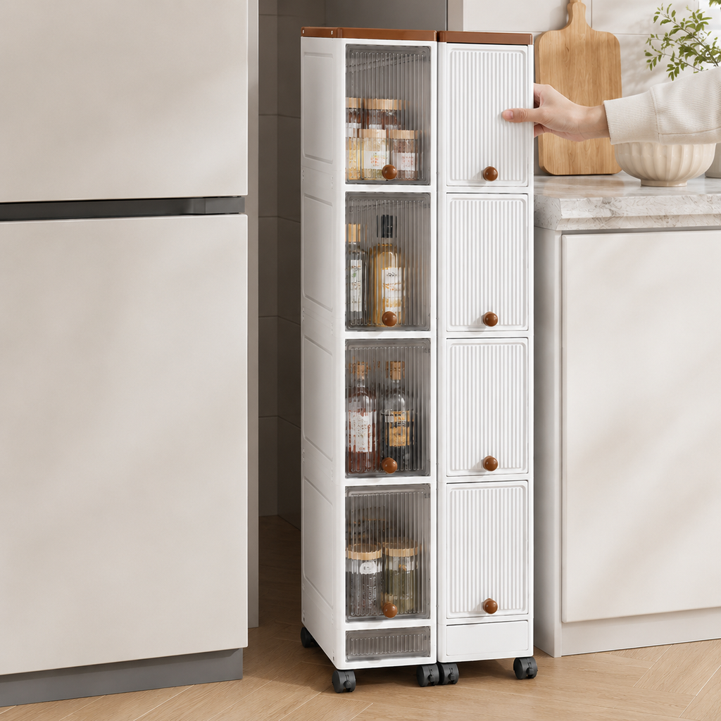 Slim Rolling Storage Cart