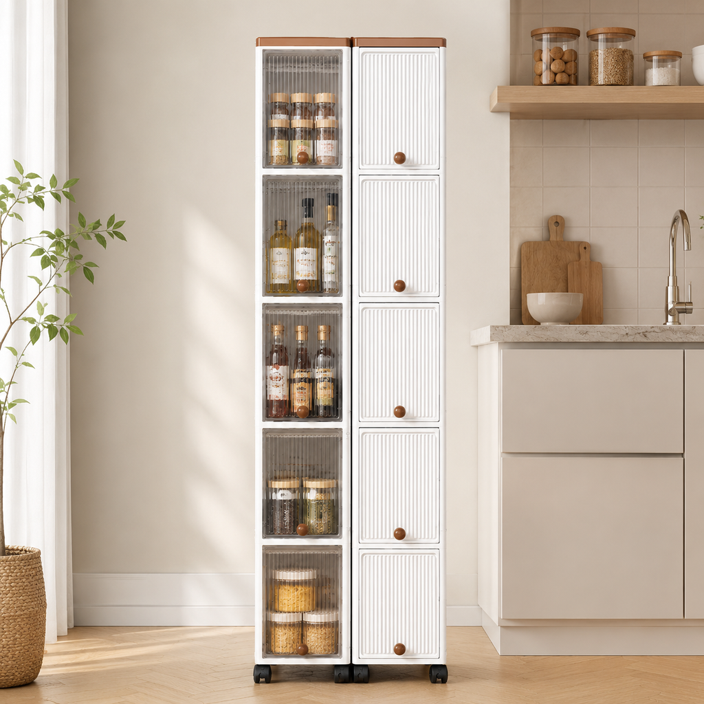 Slim Rolling Storage Cart