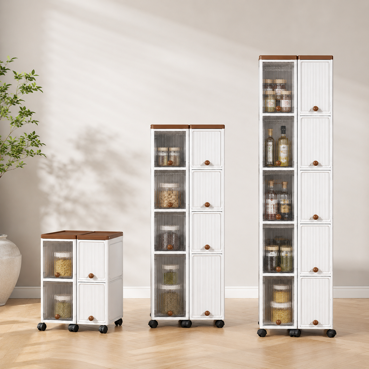 Slim Rolling Storage Cart