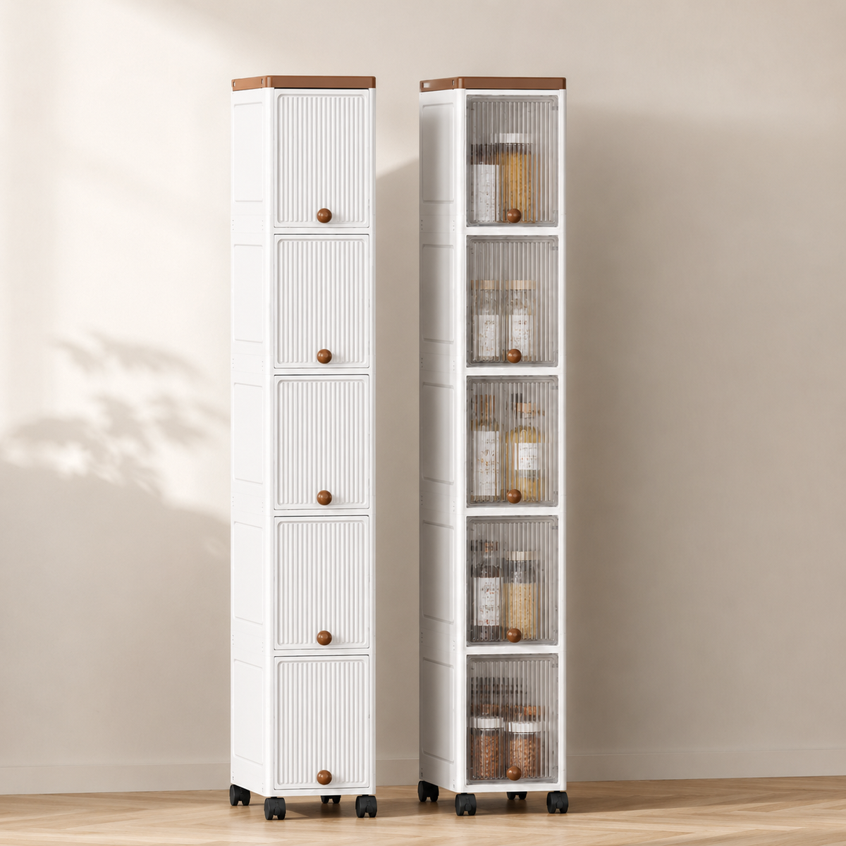 Slim Rolling Storage Cart