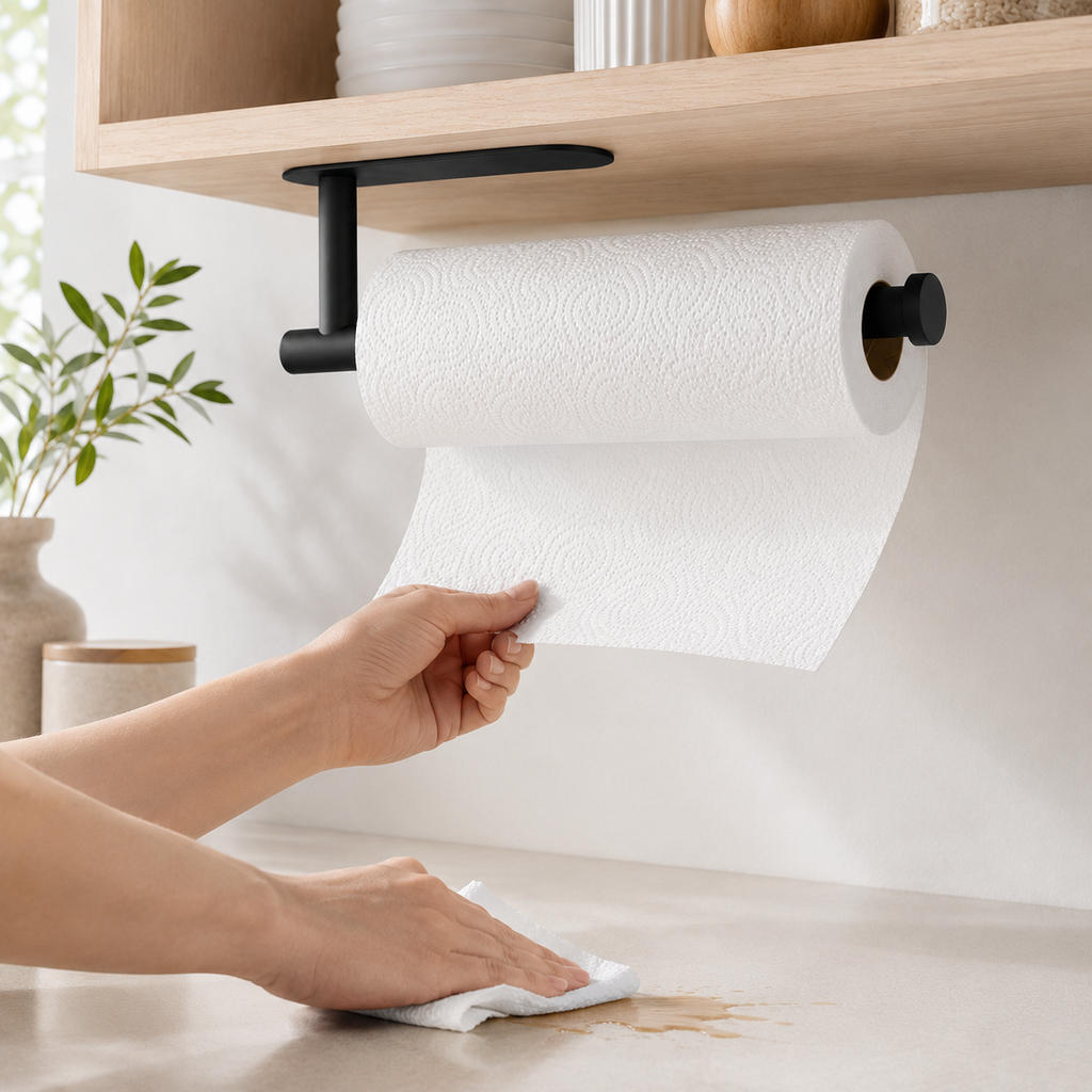 Under-Sink Paper Towel Holder