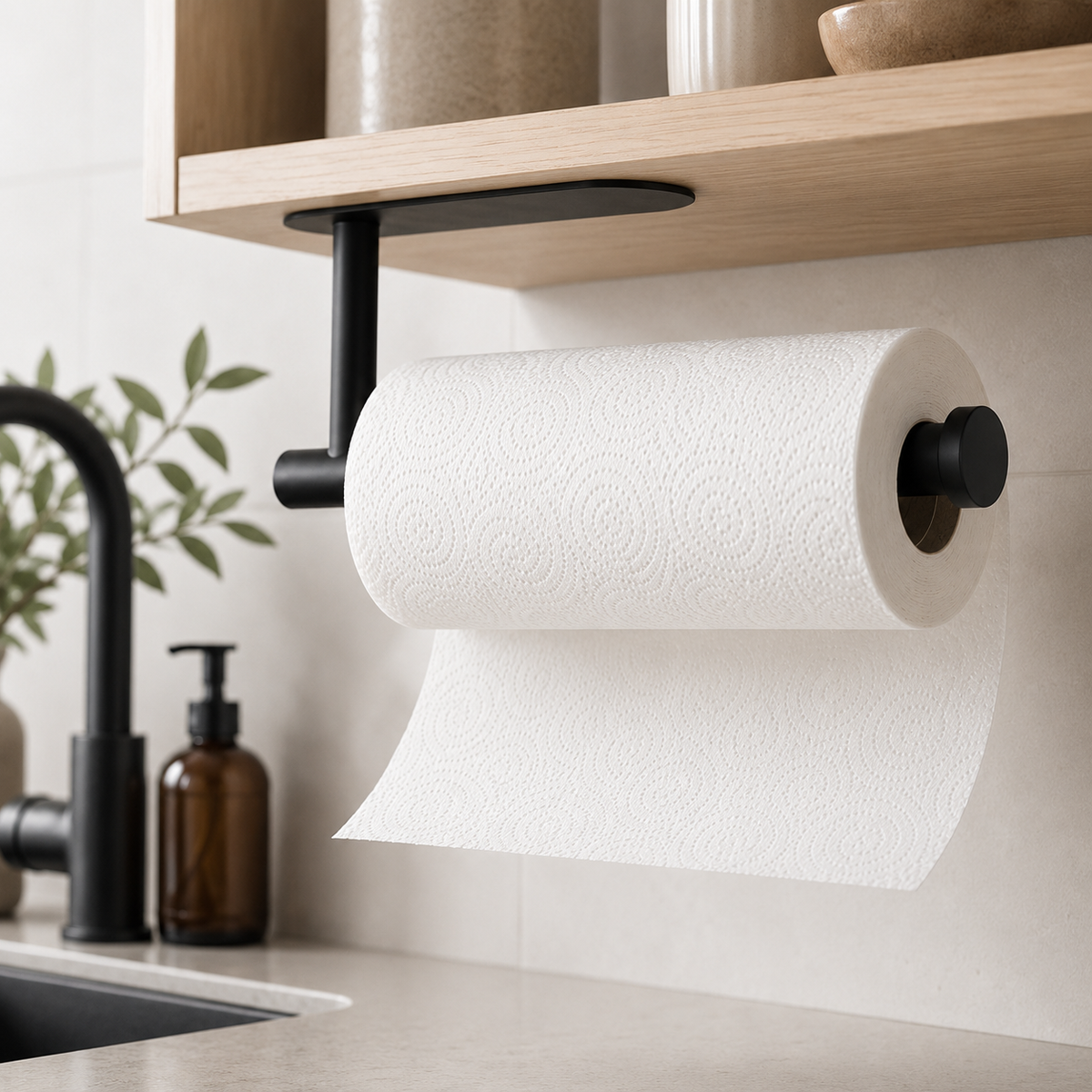 Under-Sink Paper Towel Holder