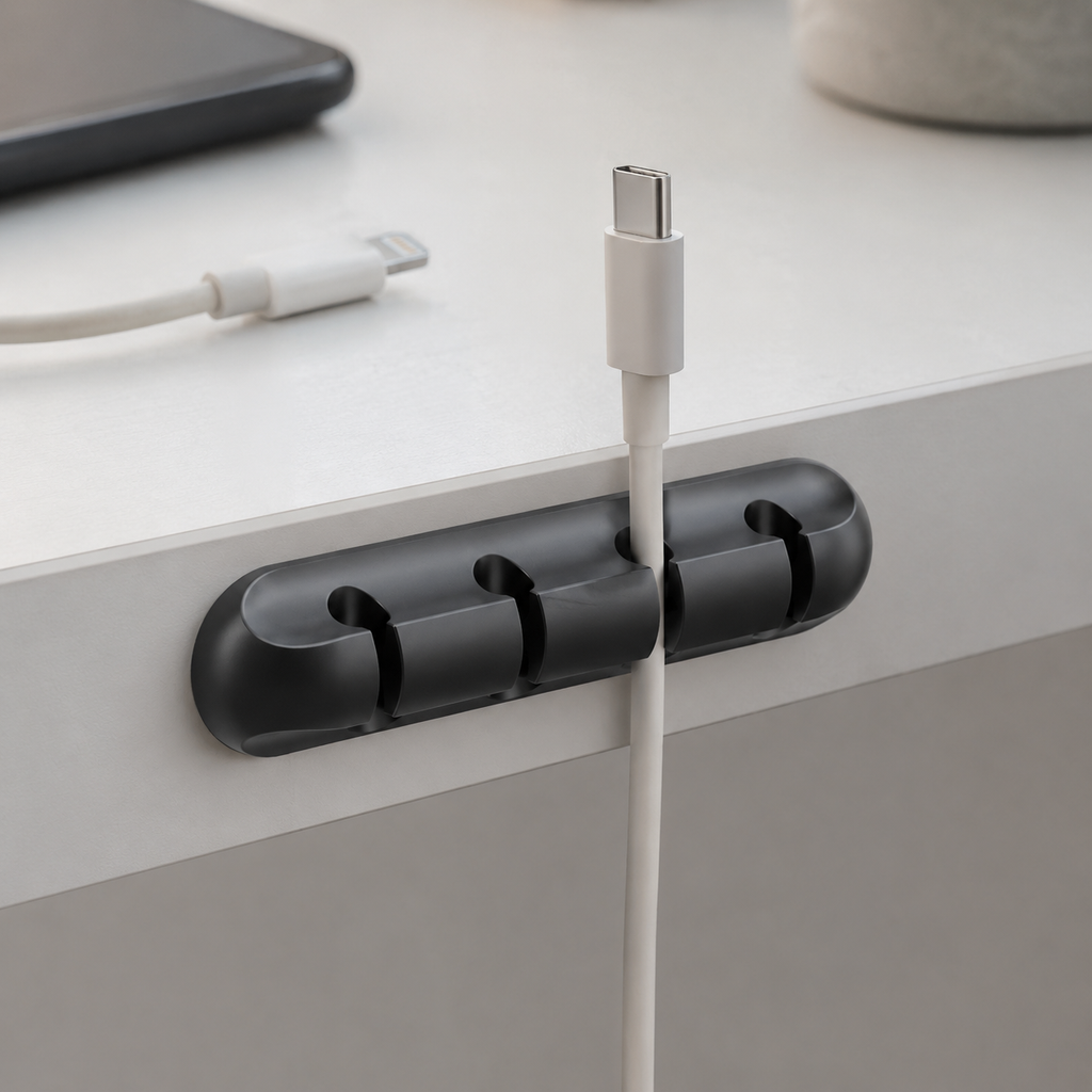 Adhesive Cable Organizer Clip