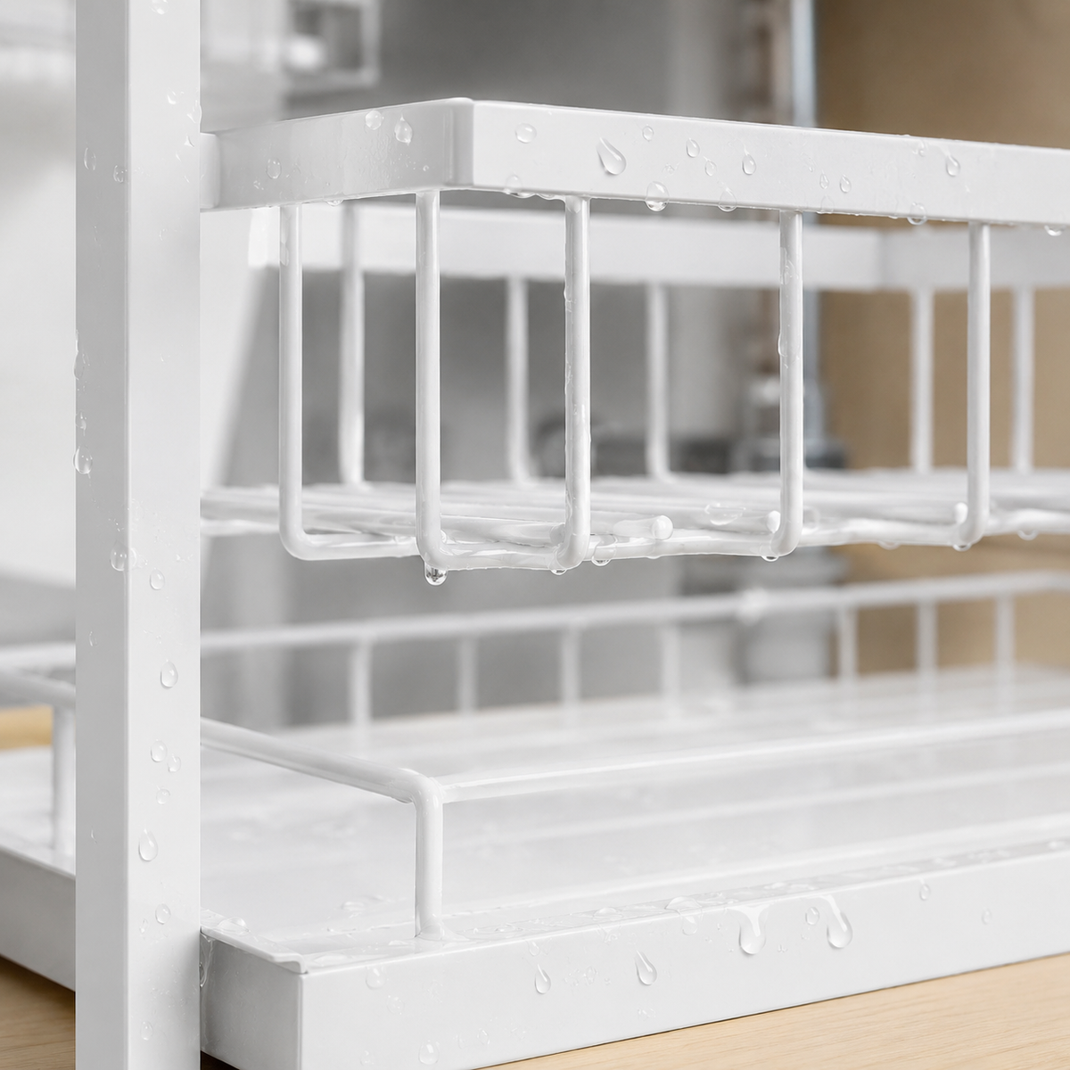 2-Tier Sliding Under-Sink Organizer