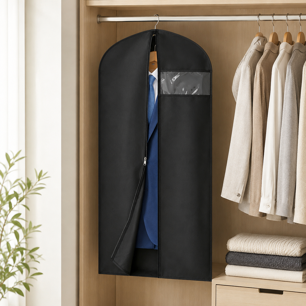 Waterproof Hanging Garment Bag with Window