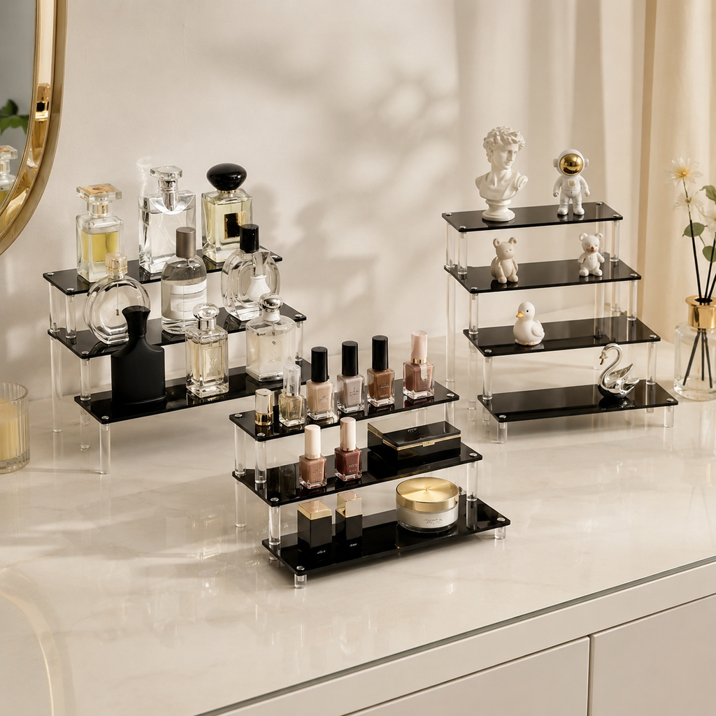 Tiered Acrylic Step Display Riser