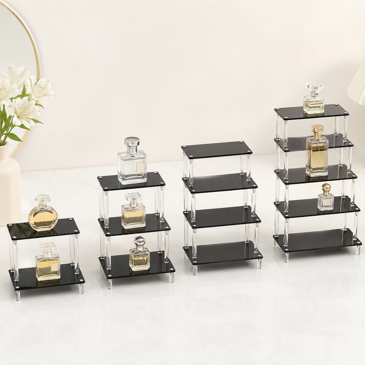 Tiered Acrylic Step Display Riser