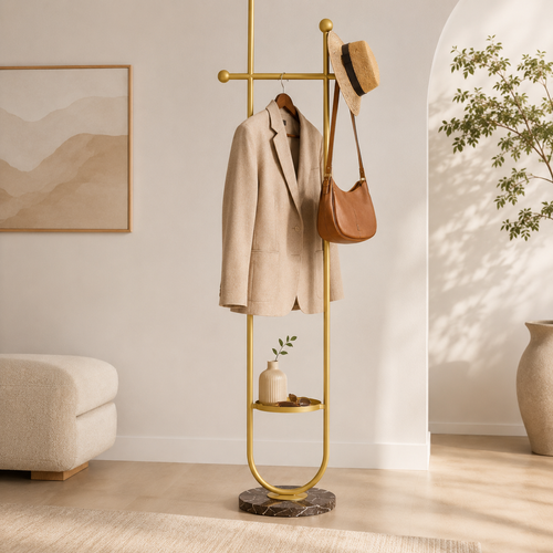 Arch Freestanding Coat & Valet Stand