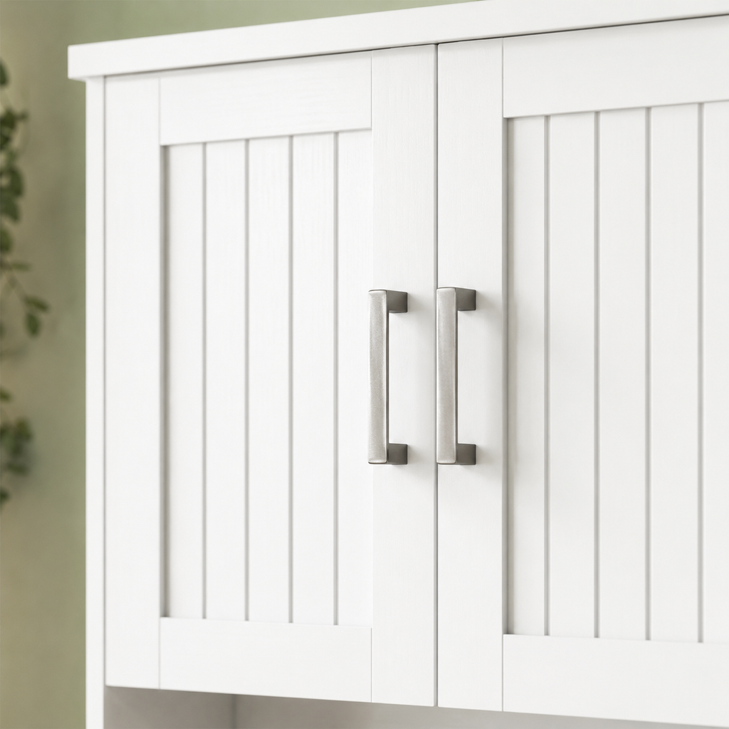 Over-Toilet Storage Cabinet with Double Doors