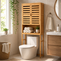 Bamboo Over-Toilet Storage Cabinet